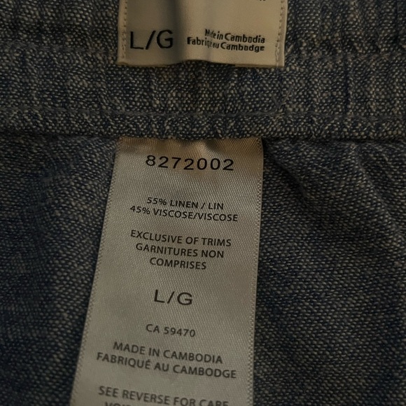 Frank & Oak - Blue Casual Shorts - Picture 4 of 4